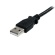 ＳｔａｒＴｅｃｈ．ｃｏｍ　ＵＳＢ２．０延長ケーブル　９１ｃｍ　Ａ（オス）－Ａ（メス）　ブラック　ＵＳＢＥＸＴＡＡ３ＢＫ　１本2