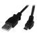 ＳｔａｒＴｅｃｈ．ｃｏｍ　ＵＳＢ２．０ケーブル　２ｍ　Ｔｙｐｅ　Ａ（オス）－ミニＢ（オス）Ｌ型下向き　ブラック　ＵＳＢＡＭＢ２ＭＤ　１本1