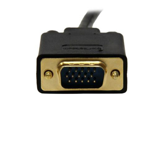 ＳｔａｒＴｅｃｈ．ｃｏｍ　ＤｉｓｐｌａｙＰｏｒｔ－ＶＧＡ変換ケーブル　４．５ｍ　ブラック　ＤＰ２ＶＧＡＭＭ１５Ｂ　１本5