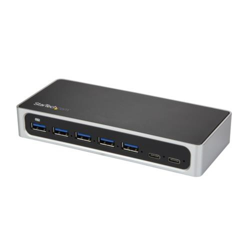 ＳｔａｒＴｅｃｈ．ｃｏｍ　７ポートＵＳＢ－Ｃ接続ハブ　ＵＳＢ－Ａ×５口／Ｃ×２口　ＵＳＢ　３．０準拠　ブラック＆シルバー　ＨＢ３０Ｃ５Ａ２ＣＳＣ　１個1