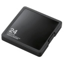 エレコム　ＳＤ／ｍｉｃｒｏＳＤ用メモリカードケース　プラスチックタイプ　インデックス台紙付　ＣＭＣ－ＳＤＣＰＰ２４