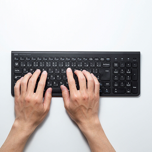 たのめーる】サンワサプライ マウス付きワイヤレスキーボード