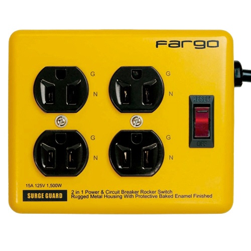 ファーゴ　スチールタップ　ＡＣ４個口　イエロー　１．８ｍ　ＰＴ４００ＹＥ　１個1