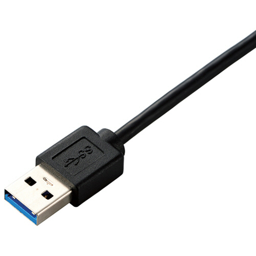 PCケーブル・コネクタ ELECOM EDC-QUA3C-B Type-A/Cポート両対応2.5G有線LANアダプター | エレコム