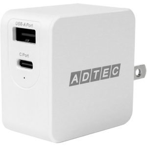 アドテック　ＰｏｗｅｒＤｅｌｉｖｅｒｙ対応　急速充電器　６５Ｗ　ホワイト　ＡＰＤ－Ａ０６５ＡＣ－ＷＨ　１個1