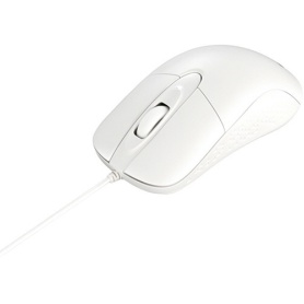 バッファロー　有線光学式　３ボタン　防水防塵マウス　簡易包装　ホワイト　ＢＳＭＯＵＷＰＷＨＺ　１個