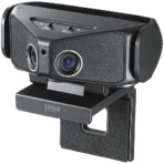 サンワサプライ　会議用カメラ（フルＨＤ・５００万画素・２カメラ搭載）　ブラック　ＣＭＳ－Ｖ６０ＢＫ　１台