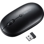 サンワサプライ　静音ワイヤレスマウス　ブラック　ＭＡ－ＷＲ１８７ＢＫ　１個