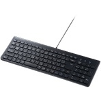 サンワサプライ　ＵＳＢ　Ｔｙｐｅ－Ｃスリムキーボード　テンキー付き　ブラック　ＳＫＢ－ＳＬ３１ＣＢＫ　１台