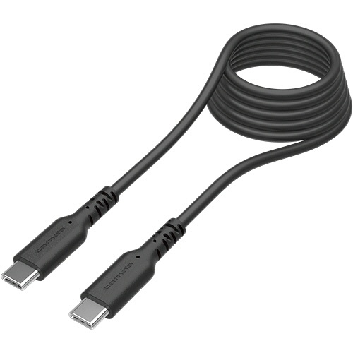 多摩電子工業　ＵＳＢ２．０　Ｔｙｐｅ－Ｃ／Ｔｙｐｅ－Ｃソフトケーブル　過熱防止　ブラック　２．０ｍ　ＴＨ２７９ＣＣ２０Ｋ　１本1