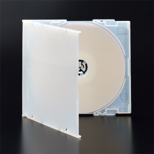 新英　バイオ原料配合　日本製　ＣＤ／ＤＶＤケース　ＳＨＮＶ２０ＰＳ　１パック（２０枚）2