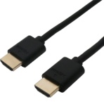 ナカバヤシ　ミヨシ　４Ｋ３０Ｐ／フルＨＤ解像度対応　ＨＤＭＩケーブル　ブラック