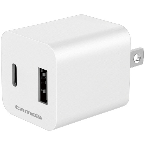 多摩電子工業　ＰＤ対応　２０Ｗ　コンセントチャージャー　Ｃ＋Ａ　ホワイト　ＴＡＰ１３７ＵＣＷ　１個1
