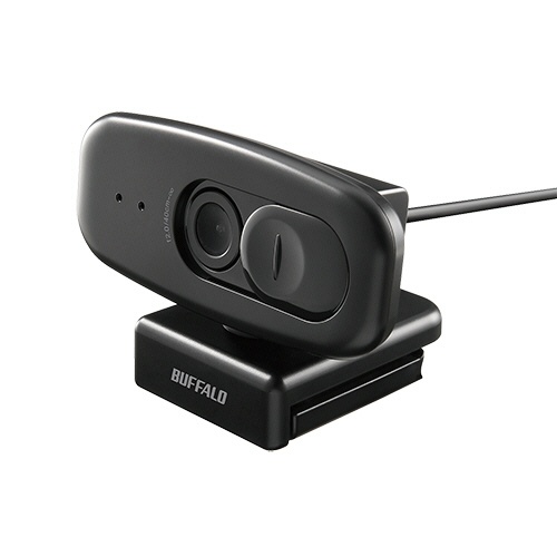 バッファロー　マイク内蔵２００万画素ＷＥＢカメラ　フルＨＤ１０８０ｐ対応モデル　ブラック　ＢＳＷ３００ＭＢＫ　１台1