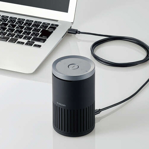 used 動確認済エレコム会議用有線スピーカーフォンHS-SP02BKブラック たのめーる】エレコム 会議用有線スピーカーフォン ブラック HS