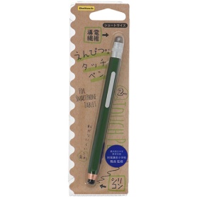 オウルテック　静電式えんぴつ型タッチペン　２ＷＡＹ　長さ１２０ｍｍ　グリーン　ＯＷＬ－ＴＰＳＥ０９－ＧＲ　１本