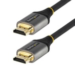 ＳｔａｒＴｅｃｈ．ｃｏｍ　プレミアムハイスピードＨＤＭＩ　２．０ケーブル　イーサネット対応　２ｍ　４Ｋ／６０Ｈｚ　オス－オス　ブラック　ＨＤＭＭＶ２Ｍ　１本