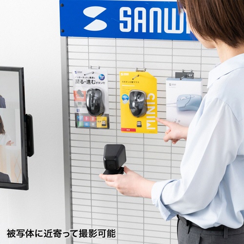 サンワサプライ　ワイヤレスＷＥＢカメラ（２００万画素）　ブラック　ＣＭＳ－Ｖ６５ＢＫ　１台3