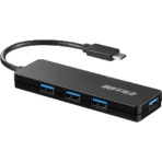 バッファロー　ＵＳＢ３．１（Ｇｅｎ１）　Ｔｙｐｅ－Ｃ　バスパワーハブ　４ポート　ＢＳＨ４Ｕ１２０Ｃ１