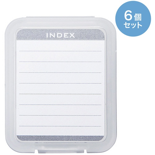サンワサプライ　メモリーカードクリアケース（ｍｉｃｒｏＳＤカード用）　ＦＣ－ＭＭＣ１０ＭＩＣＮ　１パック（６個）1