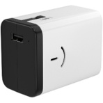オウルテック 乾電池式モバイルバッテリー ホワイト OWL-DB4U1-WH 1個