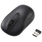 エレコム　抗菌　ワイヤレス静音光学式マウス　３ボタン　Ｍサイズ　ブラック　Ｍ－ＤＹ１１ＤＲＳＫＢＫ　１個