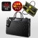 サンワダイレクト　ストライプビジネスバッグ　（大容量Ｗルーム・２ＷＡＹショルダー・Ａ４収納）　２００－ＢＡＧ０８８　１個2