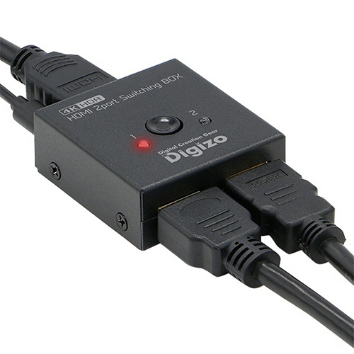 プリンストン　Ｄｉｇｉｚｏ　２ポートＨＤＭＩ切替器　ブラック　ＰＨＭ－ＳＷ２０１ＳＡ　１台2