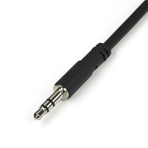 ＳｔａｒＴｅｃｈ．ｃｏｍ　スリム　ステレオミニ端子オーディオスプリッター分配ケーブル　ＭＵＹ１ＭＦＦＳ　１本2
