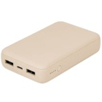 オウルテック　小型軽量モバイルバッテリー　１００００ｍＡｈ　サンドベージュ　ＯＷＬ－ＬＰＢ１００１２－ＲＳＢ　１個