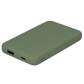 オウルテック　小型軽量モバイルバッテリー　５０００ｍＡｈ　オリーブグリーン　ＯＷＬ－ＬＰＢ５０１２－ＲＯＧ　１個