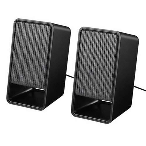 バッファロー　ＰＣ用スピーカー　ＵＳＢ電源ヘッドホン出力対応　ブラック　ＢＳＳＰ３００ＵＢＫ　１セット1