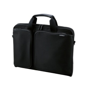 エレコム　キャリングバッグ　ＺＥＲＯＳＨＯＣＫ　スリムタイプ　１６．４型対応　ブラック　ＺＳＢ－ＢＭ００５ＮＢＫ／０５　１セット（５個）1