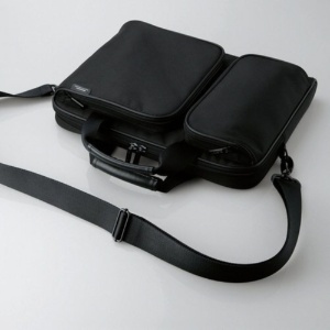 エレコム　キャリングバッグ　ＺＥＲＯＳＨＯＣＫ　スリムタイプ　１６．４型対応　ブラック　ＺＳＢ－ＢＭ００５ＮＢＫ／０５　１セット（５個）2