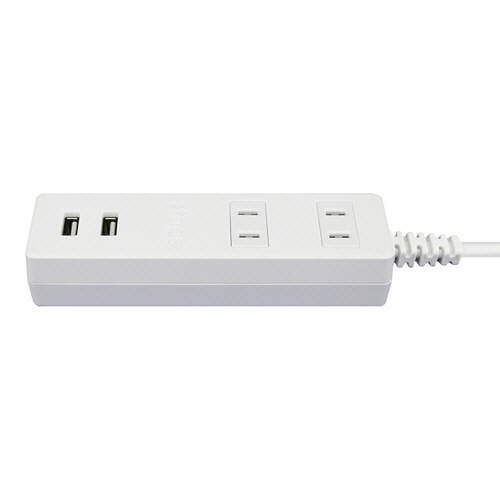 トップランド　ＵＳＢ付きコンセントタップ　２ｍ・２個口　ＳＴＰＡ２０－ＷＴ　１個1