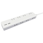 トップランド　ＵＳＢ付きコンセント８個口タップ　１ｍ　ＳＴＰＡ８