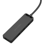 ベンション　Ｔｙｐｅ－Ｃ　ｔｏ　４ポートＵＳＢ３．０ハブ　ＡＢＳタイプ　ブラック　ＴＧ－８２２１　１台