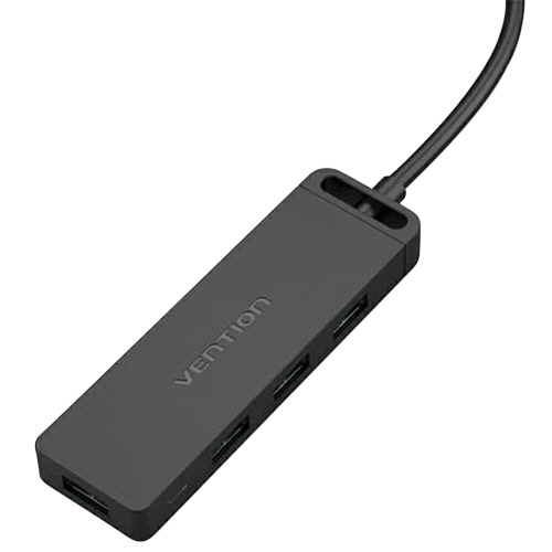 ベンション　Ｔｙｐｅ－Ｃ　ｔｏ　４ポートＵＳＢ３．０ハブ　ＡＢＳタイプ　ブラック　ＴＧ－８２２１　１台1