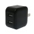 ナカバヤシ　ミヨシ　ＵＳＢ－ＡＣアダプタ　２．４Ａ　自動出力制御機能付　ブラック　ＩＰＡ－ＵＳ０３／ＢＫ　１個