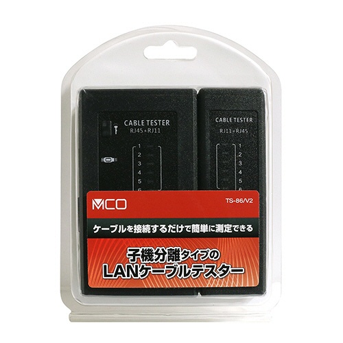 ナカバヤシ　ミヨシ　ＲＪ－４５／１１対応テスター　ＴＳ－８６／Ｖ２　１個3