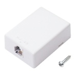 ナカバヤシ　ミヨシ　６極４芯　回線ローゼット　増設用　グレー　ＤＡ－Ｒ４０／ＧＹ　１個