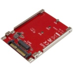 StarTech.com M.2ドライブ - U.2 (SFF-8639) ホストアダプタ M.2 PCIe NVMe SSD対応 U2M2E125 1個