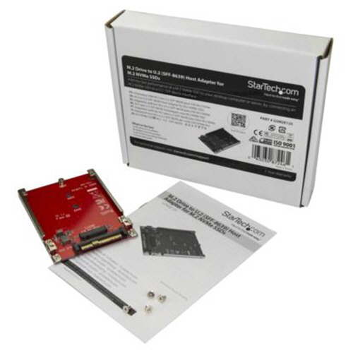 たのめーる】StarTech.com M.2ドライブ - U.2 (SFF-8639) ホスト