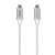 アドテック　Ｔｙｐｅ－Ｃ　ｔｏ　Ｃ　ケーブル　（４Ｋ・ＰＤ１００Ｗ／１０Ｇｂｐｓ）　１．０ｍ　ホワイト　ＡＰＣ－Ｖ１０１０ＣＣ－４ＫＵ３Ｇ２－Ｗ　１本