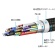 アドテック　Ｔｙｐｅ－Ｃ　ｔｏ　Ｃ　ケーブル　（４Ｋ・ＰＤ１００Ｗ／１０Ｇｂｐｓ）　２．０ｍ　ブラック　ＡＰＣ－Ｖ２０１０ＣＣ－４ＫＵ３Ｇ２－Ｂ　１本2