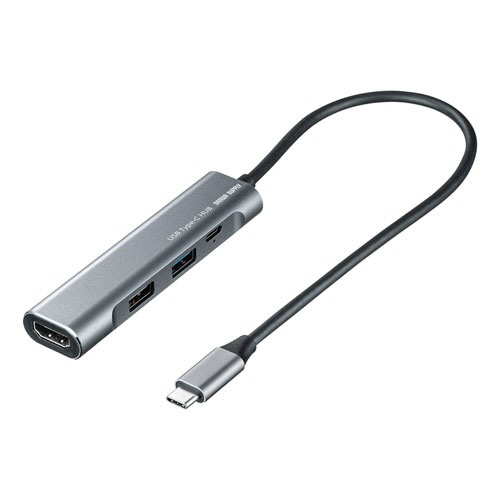 たのめーる】サンワサプライ USB Type-Cハブ付き ギガビットLAN