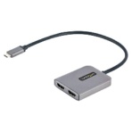 StarTech.com MSTハブ デュアルモニター対応 USB C-HDMI 30cm グレー MST14CD122HD 1個