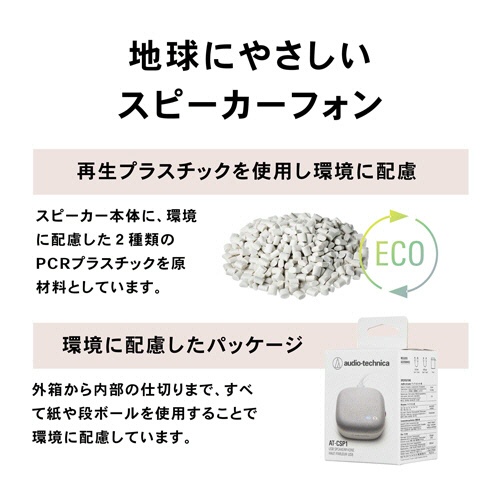 オーディオテクニカ　サスティナブル素材　ＵＳＢスピーカーフォン　ＡＴ－ＣＳＰ１　１台5