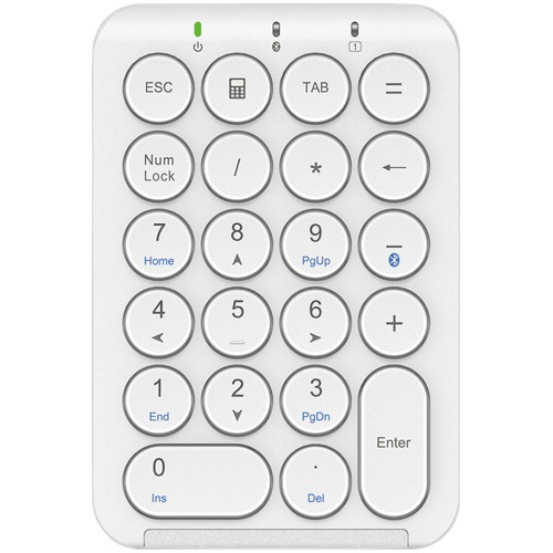 アイクレバー　テンキー　Ｂｌｕｅｔｏｏｔｈ　ホワイト　ＩＣ－ＫＰ０８－ＷＨ　１個1