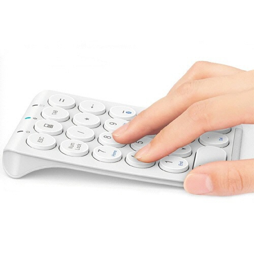 アイクレバー　テンキー　Ｂｌｕｅｔｏｏｔｈ　ホワイト　ＩＣ－ＫＰ０８－ＷＨ　１個2
